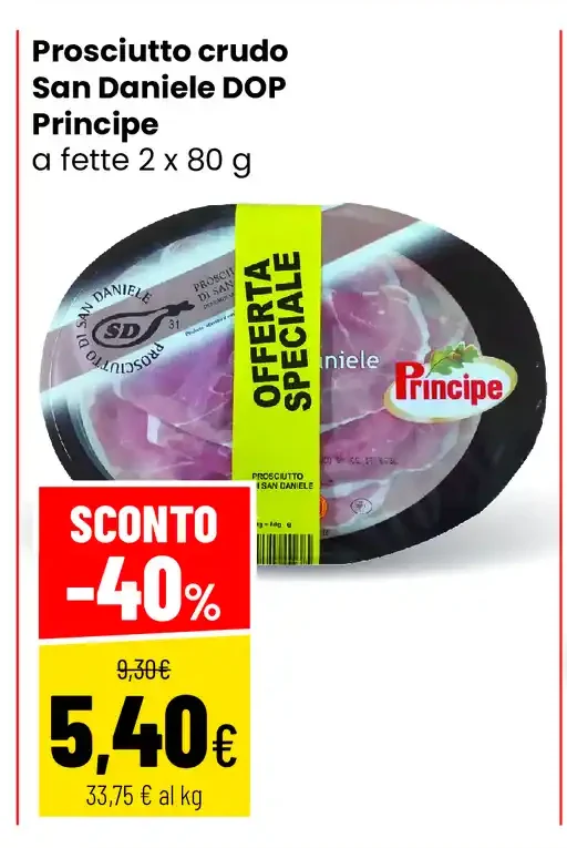 Prosciutto crudo San Daniele DOP Principe