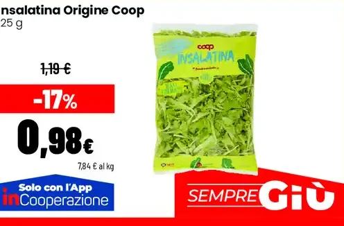 Insalatina Origine Coop