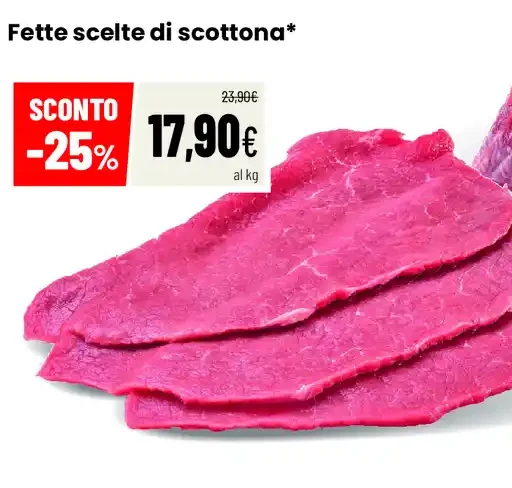 Fette scelte di scottona