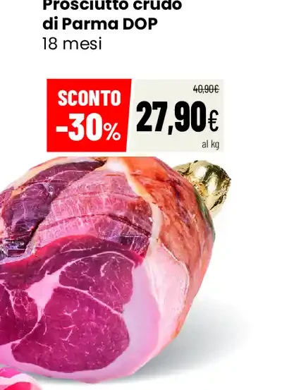 Prosciutto crudo di Parma DOP 18 mesi