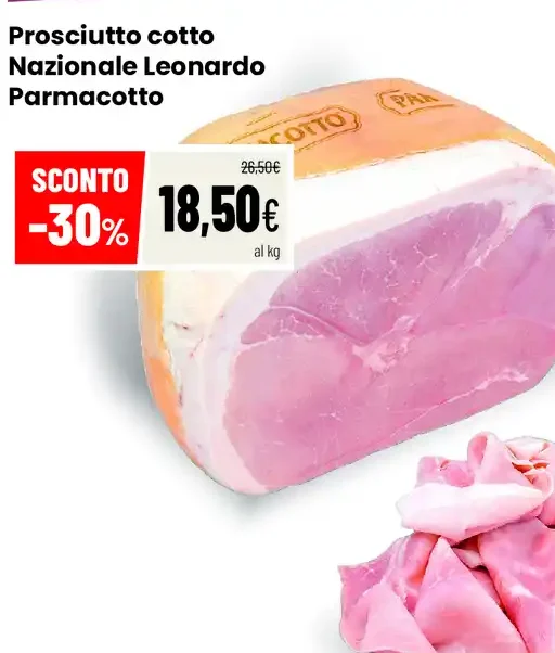 Prosciutto cotto Nazionale Leonardo Parmacotto