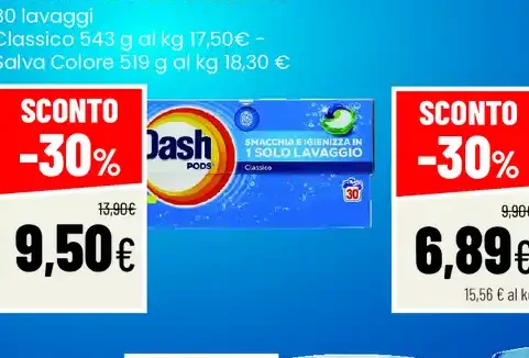Detersivo lavatrice Dash Pods