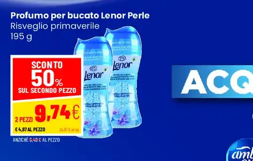 Profumo per bucato Lenor Perle