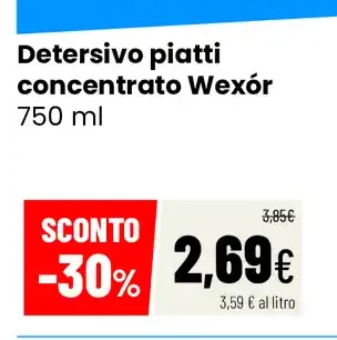 Detersivo piatti concentrato Wexór