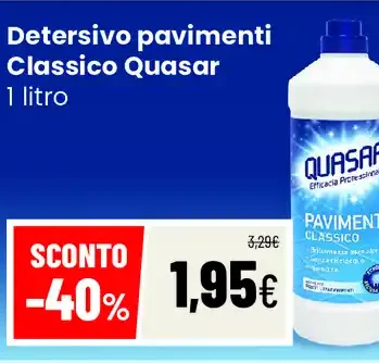 Detersivo pavimenti Classico Quasar