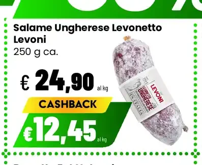 Salame Ungherese Levonetto Levoni