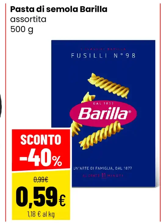 Pasta di semola Barilla