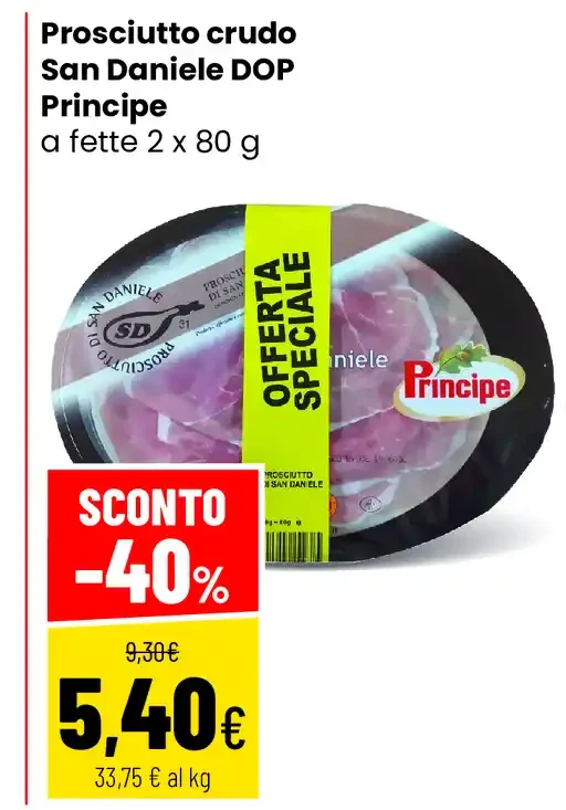 Prosciutto crudo San Daniele DOP Principe