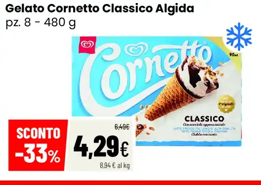 Gelato Cornetto Classico