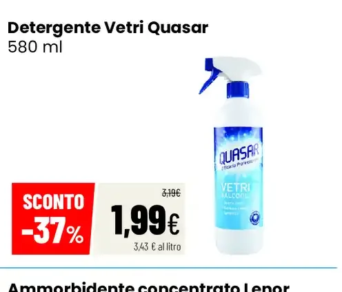 Detergente vetri