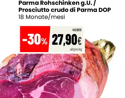 Prosciutto crudo di Parma DOP