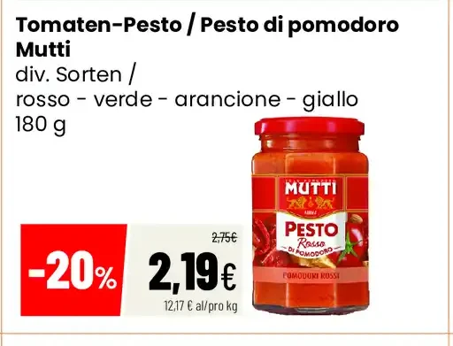Pesto di pomodoro Mutti