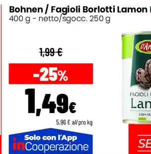 Fagioli Borlotti D'Amico