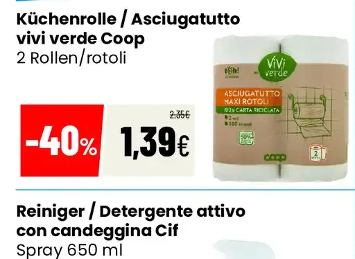 Asciugatutto vivi verde Coop