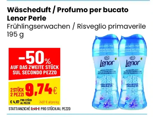 Profumo per bucato Lenor Perle