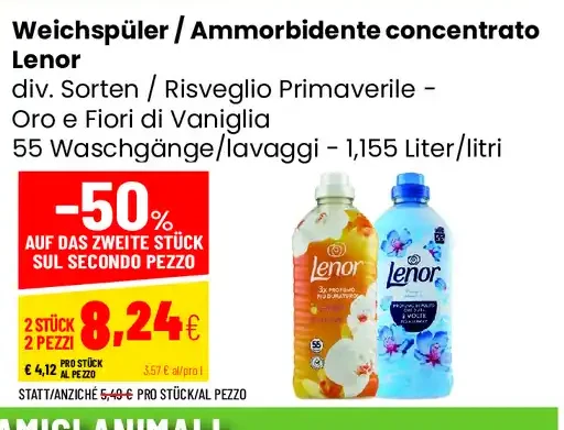 Ammorbidente concentrato Lenor