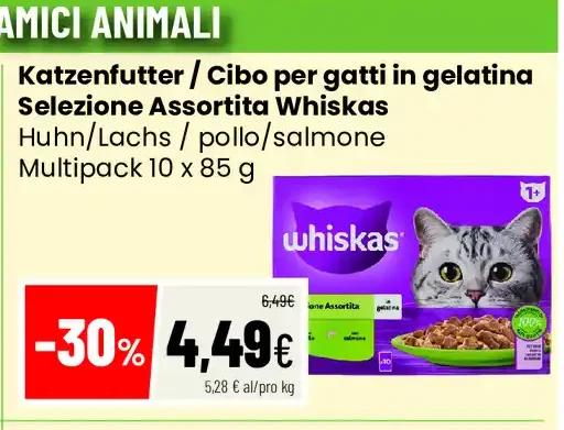 Cibo per gatti in gelatina Whiskas
