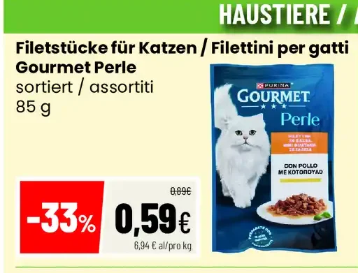 Filettini per gatti Gourmet Perle