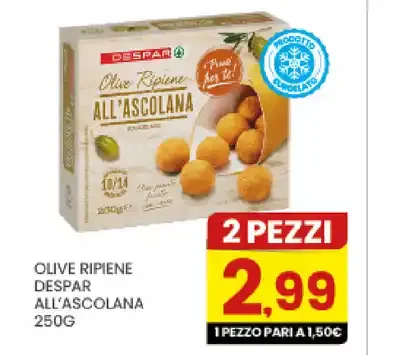 Olive ripiene Despar all'ascolana 250g