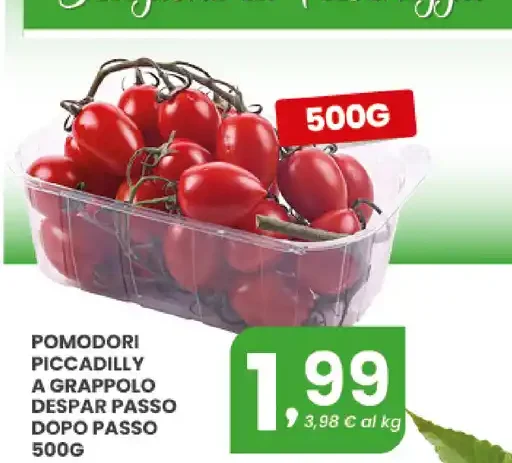 Pomodori Piccadilly a grappolo Despar Passo Dopo Passo 500 g