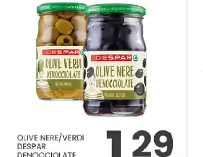 Olive nere/verdi denocciolate Despar