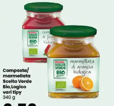 Composta/marmellata Despar Scelta Verde Bio,logico vari tipi