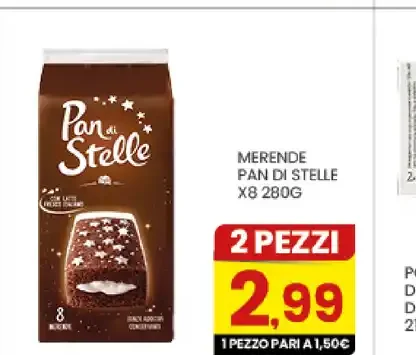Merende Pan di Stelle x8 280 g