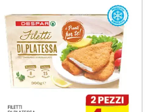 Filetti di platessa impanati Despar 300 g