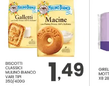 Biscotti classici Mulino Bianco vari tipi