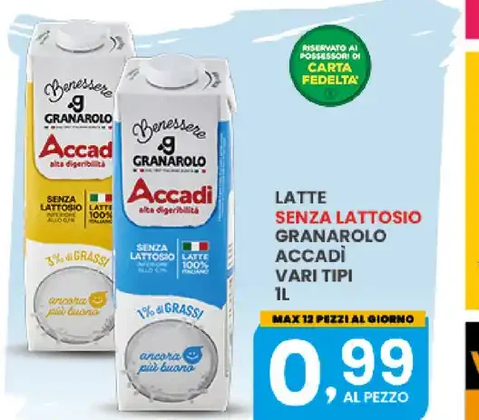 Latte senza lattosio
