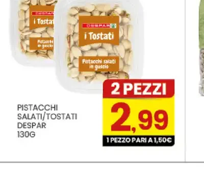 Pistacchi salati/tostati