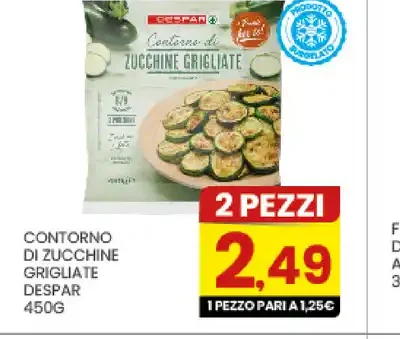 Contorno di zucchine grigliate