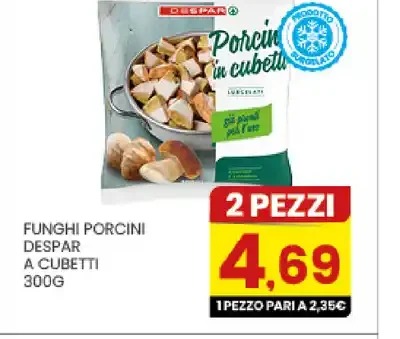 Funghi porcini a cubetti