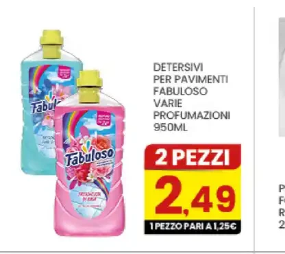 Detersivi per pavimenti Fabuloso 950 ml