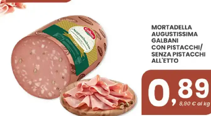 Mortadella Augustissima Galbani all'etto