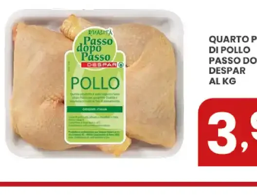Quarto posteriore di pollo
