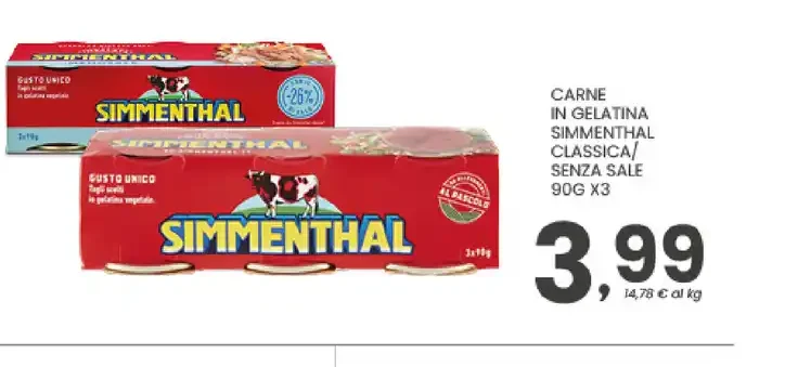 Carne in gelatina Simmenthal