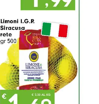 Limoni I.G.P. Siracusa