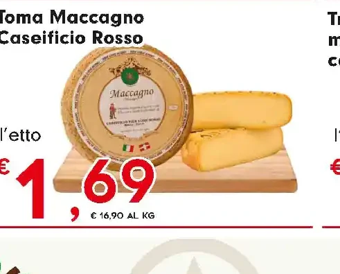 Toma Maccagno Caseificio Rosso
