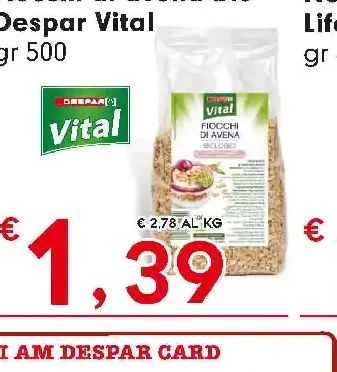Fiocchi di avena bio