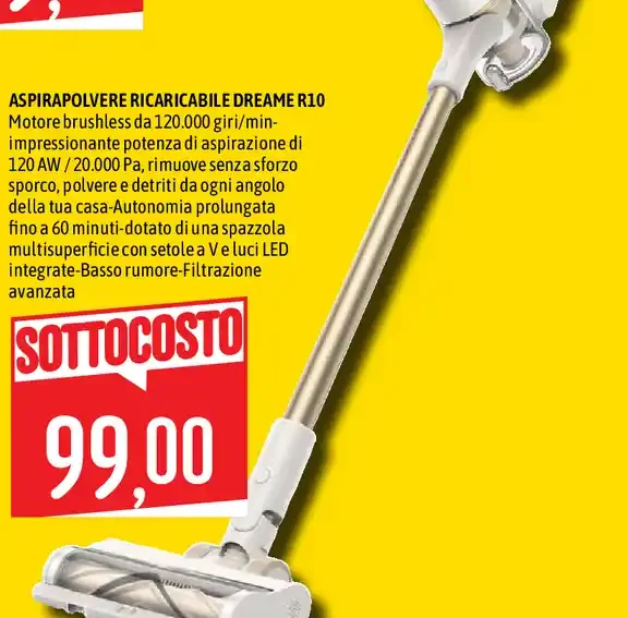 Aspirapolvere ricaricabile Dreame R10