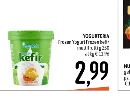 Frozen yogurt e frozen kefir
