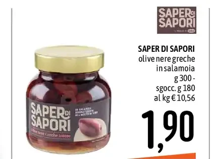 Olive nere greche in salamoia