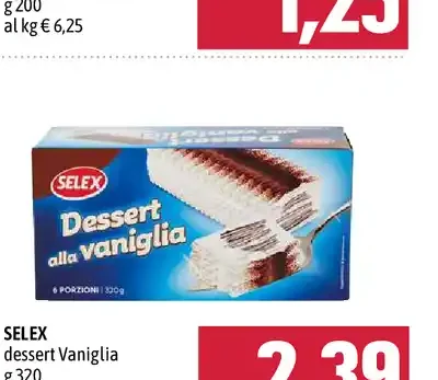 Dessert vaniglia
