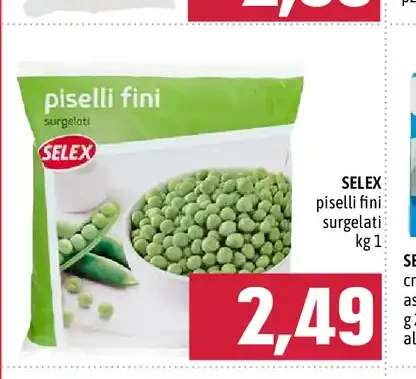Piselli fini surgelati
