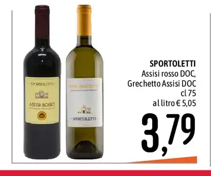 Assisi rosso DOC / Grechetto Assisi DOC