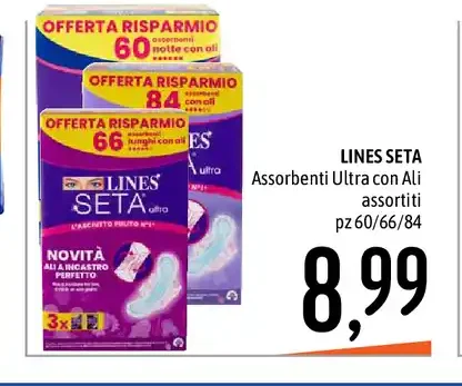 Assorbenti Lines Seta