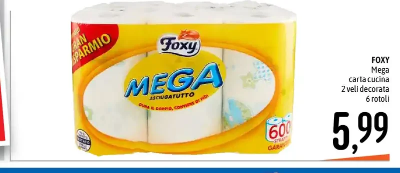 Carta cucina Mega Foxy