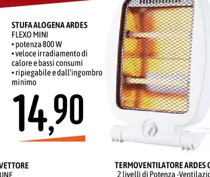 Stufa alogena Flexo Mini