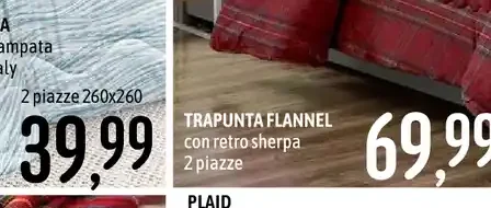 Trapunta in microfibra stampata